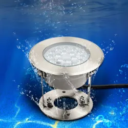 Projecteur submersible IP68 LED 9W RGB + blanc variable RF