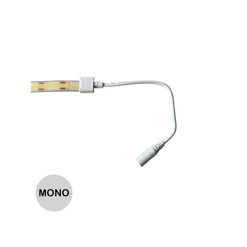 Connecteur ruban mono nu IP68 vers jack femelle