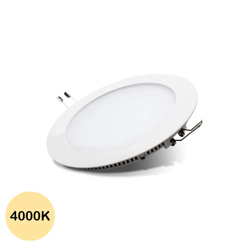 Panneau LED diamètre 120mm, puissante 6W, rond encastrable